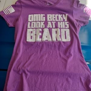 Omg Becky look at his beard shirt